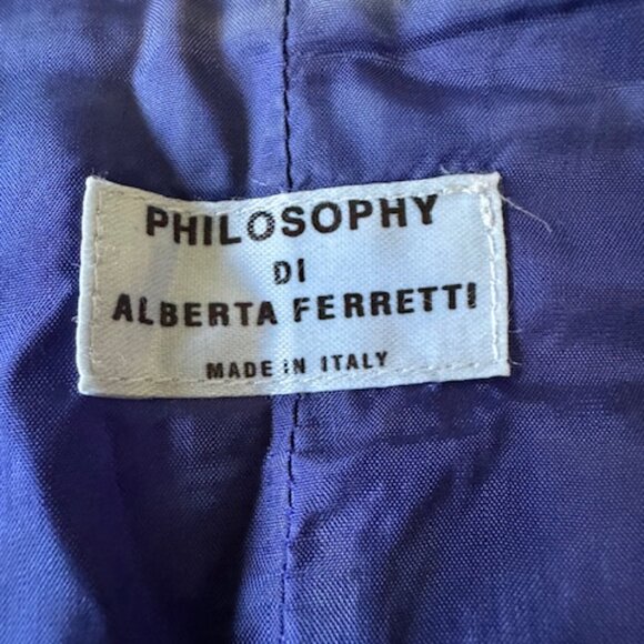 PHILOSOPHY DI ALBERTA FERRETTI – Indigo blazer - Picture 7 of 8